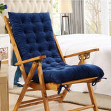 Rocking Patio Lounge Chair Cushion with Ties Overstuffed Seat Back Cushion Pad Tufted Pillow for Outdoor Indoor Home