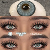 NEW Lenses Colored Contact Beauty Colored Pupils Green Contact Lenses Natural Look Lenses Women Brown Pupils High Quality