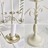 Nordic Creative Metal Candle Holder Candlestick Centerpieces Road Lead Candelabra Centerpieces Wedding Christmas Decor Love Gift