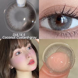 2pcs/Pair Design Beauty Contact Lenses for Eyes Color Lenses Cosmetic Pupils Eye Color Lenses Blue Lens Brown Lenses