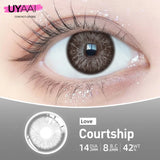 1 Pair Fashion Lenses Colored Contact Lenses for Eyes Beauty Green Eyes Lenses Natural  Brown Lens Grey Lens