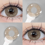 2pcs Blue Color Contact Lenses Natural Gray Eye Lens Beautiful Pupils Yearly Fashion Brown Softlens Cosmetics