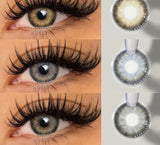 Natural Eye Color Lens 1 Pair Colored Contact Lenses for Eyes Blue Lens Purple Gray Eye Lenses Green Lenses Color Lens