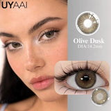 NEW Contact Lens Black lens 14.5mm Big Eyes Green Lens Cosmetic Blue Eye Color Lenses Natural Brown Eyes Contacts Red Lens