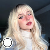 6 Months Use Colored Contact Lenses Mesh White Small Pupil Eyes Makeup Lens Crazy Contacts Accessories
