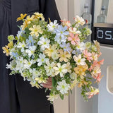 Korean Style Daisy Butterfly Flower Artificial Flowers Dried Flower Bouquet Living Room Window Wedding Greenhouse Decoration