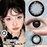Big Eyes Black Colored Contact Lenses Gray Eye Lenses Natural Brown Pupils Makeup Cosmetic Green Contact Lens Blue
