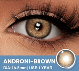 1pair Fashion Color Contact Lenses for Eyes Brown Natural Lenses Y2K Lenses Colorcon Lens Blue Colored Eye Lens Yearly