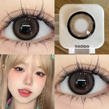 1Pair Myopia Color Contact Lenses for Eyes Fashion High Quality Beauty Pupil Student Colored Cosmetics New Fast Shipping