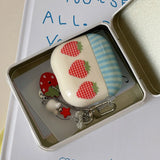 Case for Apple AirPods Pro 2 Protection Cover Lovely Fruit Strawberry Pendant Headphone Cases for AirPods 4 3 2 1 Pro 3nd Fundas