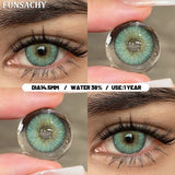 1 Pair Colorful Contact Lenses Natural Eye Makeup Contacts Lens for Eyes Korean Soft Lens Cosmetic Pupils Color Eye Len