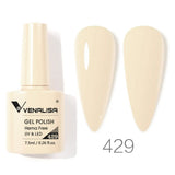 Nail Gel Polish 7.5ml HEMA/TPO FREE Red Sparkle Sequin Gel Nails Beautiful Semi Permanent Soak Off UV LED Gel Polish
