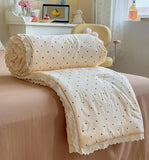 Summer Quilt Cooling Blanket Home Textile Soft Skin-friendly Thin Quilt Lightweight Air Conditioner Lightweight Bedding Washable