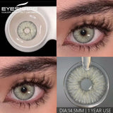 1 pair Colored Contact Lenses for big Eyes Natural Eye Lenses Gray Contact Green Lenses Blue Lenses Fashion Lenses