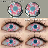 Colored Contact Lenses 2pcs Purple Contact Lenses Anime Cosplay Contact Eye Lenses Halloween Beauty Makeup Color Lens