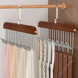 2Pcs Belt Hanger Wooden Belt Organizer for Closet Rack for Storage Sturdy Belt Holder Space Saver for Belt Tie Bra Accessories