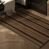 Modern Geometric Wire Loop Mat Dust-Resistant Non-slip Waterproof Easy-to-Clean for Indoor Entryway Living Room