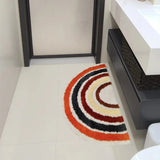 Tufted Rainbow Bathroom Mat Soft Tufting Colorful Bedroom Carpet Bathmat Rug Non Slip Pad Aesthetic Home Room Decor 45x80cm