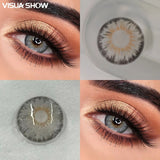 Green Prescription 6 Months Disposable Colored Contact Lenses 14.2mm Natural Small Pupil for Daily Cosmetics