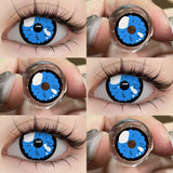 2Pcs/Pair Cosplay Contact Lenses Multicolored Contact Lenses Anime Accessories Anime Lenses Halloween Makeup Eye Contact
