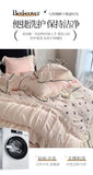 Princess Style Duvet Cover Set Rose Embroidery Bed Cover Lace Ruffles Bed Sheet Pillowcase Soft Bedding Set Decor Gift for Home