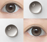 2 Pcs Beauty Pupils Natural Brown Lens Prescription Colored Contact Lenses for Eyes Grey Myopia Eye Korean Lens