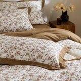 Japanese ditsy floral Cotton Bedding Sets Duvet Cover Sheet Pillowcase 4pc Underwear Bed Linens