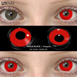 Red Contact Lenses for Eyes Red Color Contact Lenses Makeup Contact Halloween Cosplay Lens Yearly