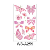 Butterfly Skin Tattoo Sticker False Tattoo Temporary Body Arm Face Makeup Tattoo Removable Butterfly Pattern Sticker for Childre
