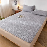 1pc Quilted Thick Mattresses Toppers Waterproof Mattress Pad Cover All-Season Elastic Corner Straps Fits Up To 30cm Bed