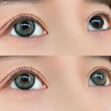 2pcs Colored Contact Lenses for Eyes Chelsea Gray Contact Lens Natural Brown Lenses Blue Eye Pupils Cosmetic Beauty Yearly