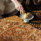 Carpet for Living Room Light Luxury Round Bedroom Rugs Retro Fashion Decoration Large Area Sofa Coffee Table Mats Alfombra Ковер