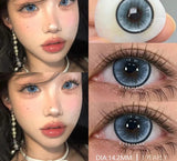 1Pair Korean High Quality Lenses Color Contact Lenses for Eyes Purple Lenses Blue Eye Lens Soft Cosmetic Brown Contacts