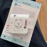 Lovely puppy ins pink bowknot funda shockproof for apple airpods 1 2 pro2nd 3 headset case for airpod pro leather summer shell