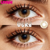 Green Bionic Iris Contact Lenses | Blue/Grey/Brown Vivid Colors | Daily Wear & Party Dating & Travel EssentialReady