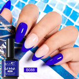 10ml Klein Blue Nail Polish Gel Soak Off UV LED Manicure Semi-Permanent Nail Art Varnish For Salon & Home Pure Gel Polish