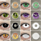 Purple Cosplay Color Contact Lenses Crazy Halloween Fashion Beauty Pupils Role Playing Party Cosmetic Color Lens