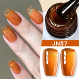 BORN PRETTY 10ml Black Glass Cat Magnetic Gel Nail Polish Ultra Shine Gold Silver Glitter Soak Off UV LED Gel Nail Art Varnish