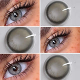 Colored Contact Lenses Myopia Power 14.2mm Small Pupil Half-Year Disposable
