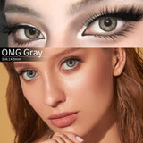 1Pair Fashion Big Lenses Colored Contact Lenses for Eyes Beauty Blue Eyes Lenses Natural Green Pupils Brown Grey Lens