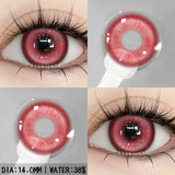 1 Pair Purple Lenses for Eyes Color Contacts Lens Anime Pink Lenses Blue Pupils for Eyes Y2K Lenses for Natural Eyes