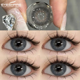 1 Pair Blue Colored Contact Lenses for Eyes Natural Brown Contact Lenses Fashion Lenses Brown Eye Lens Softlenses