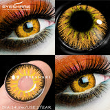 1Pair Cosplay Colored Contact Lenses Vampire Red Eyes Contact Anime Blue Purple Eyes Beauty Makeup Lenses For Halloween