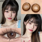 Color Contact Lenses with Diopters Korean Eye Contacts Lenses Colorcon Black Lenses High Quality Natural Optical Lenses