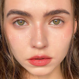 Green Colored Contacts Olive Green Hazel Contact Lenses Charming Bright Exotic Eyes Look