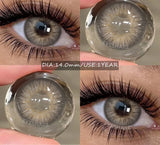 Natural Colored Contact Lens Brown Eyes Makeup Lenses Blue Color Lens Green Eyes Contacts Gray Beautiful Pupil Yearly