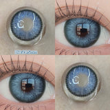 New Green Contact Lenses Blue Lens Beauty Eye lenses Color Contact Lenses for Myopia Color Pupils Halloween Lenses 2pcs