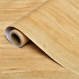 PVC Waterproof Self Adhesive Wallpaper Wall in Rolls Furniture Vinyl Decor Film Wood Grain Stickers For Kitchen Wall Home Decor