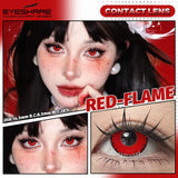 Halloween cosplay color contact lenses for eyes black/red/white Anime Accessories colorful fashion lenses