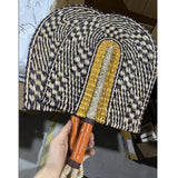 Seagrass Fan Braided Grass Woven Wall Hanging Straw Fan Decoration Vietnamese Fan Decor For Coastal Theme Cultural Enthusiasts